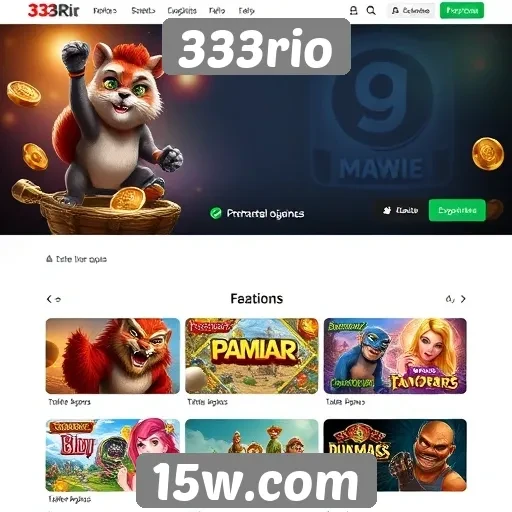 Análise dos jogos oferecidos pelo site 333rio